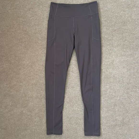 Victoria's Secret Pants - Victoria's Secret Leggings Womens 12 Grey Skinny Yoga Pants Workout Pockets